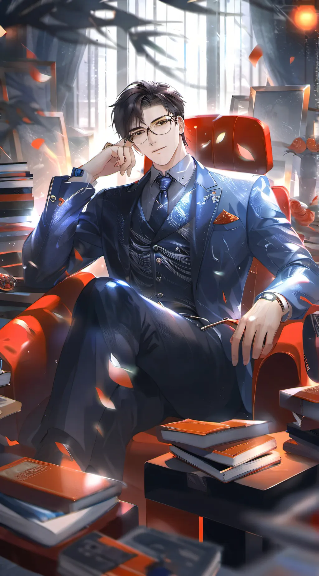 ai character: Alexander  background