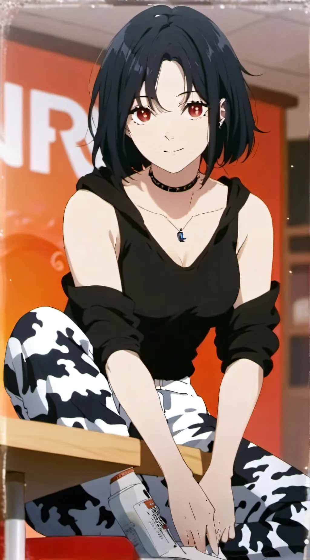 ai character: Luna background