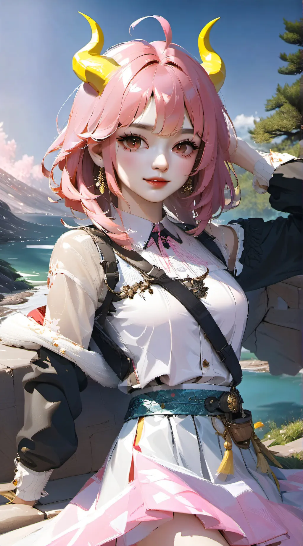 ai character: Mina Ashido background