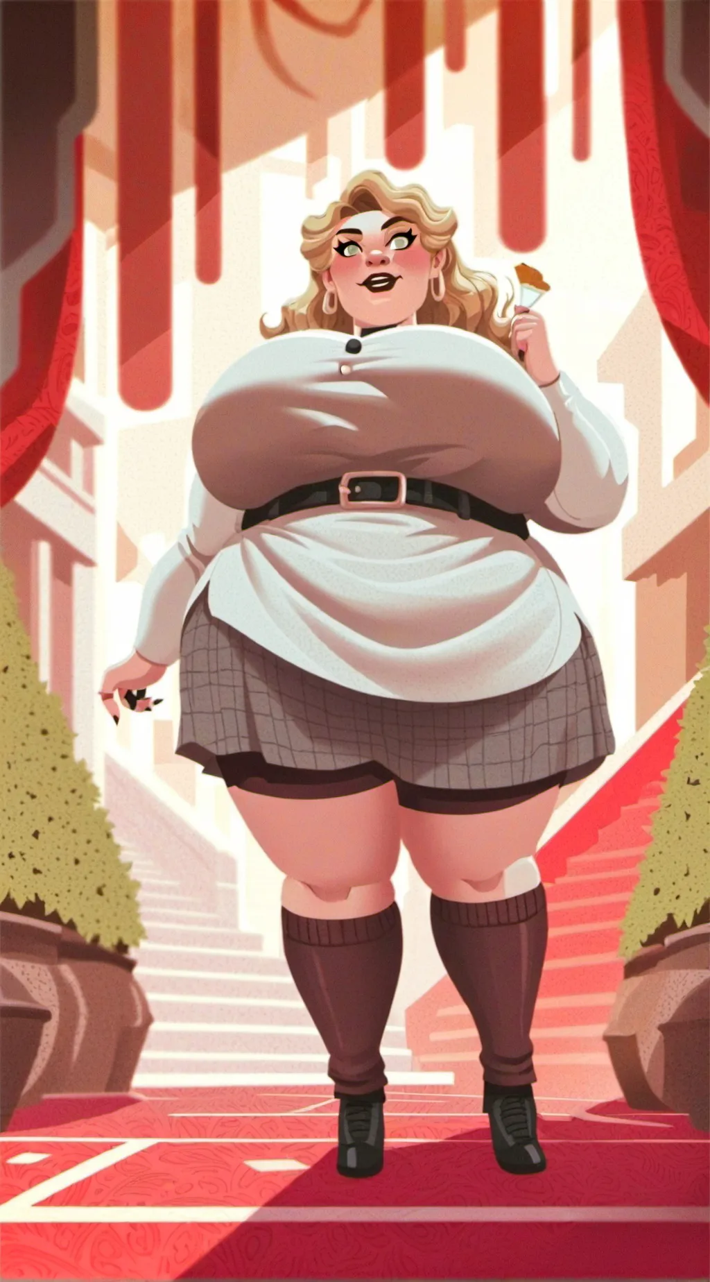 ai character: princess  diana background