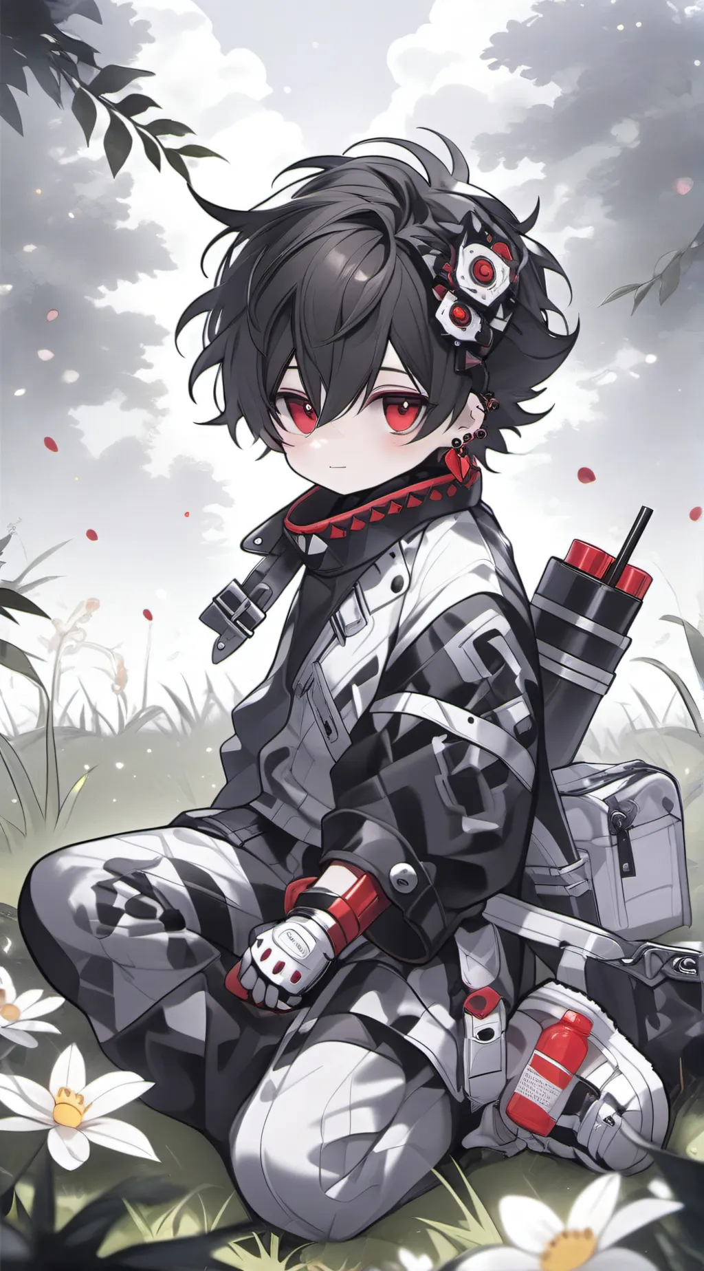 ai character: Baby Shadow background