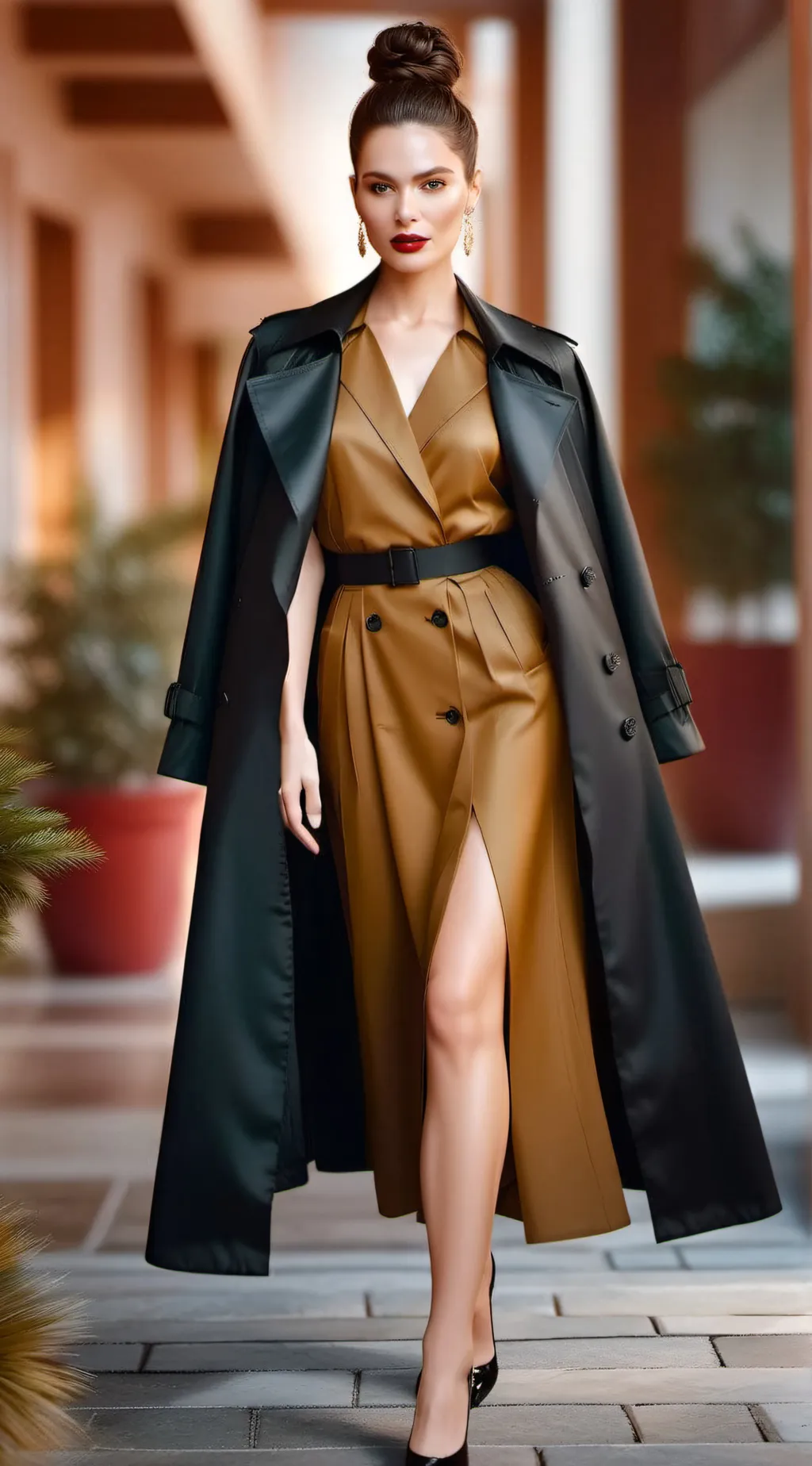 ai character: Fashion Inc background