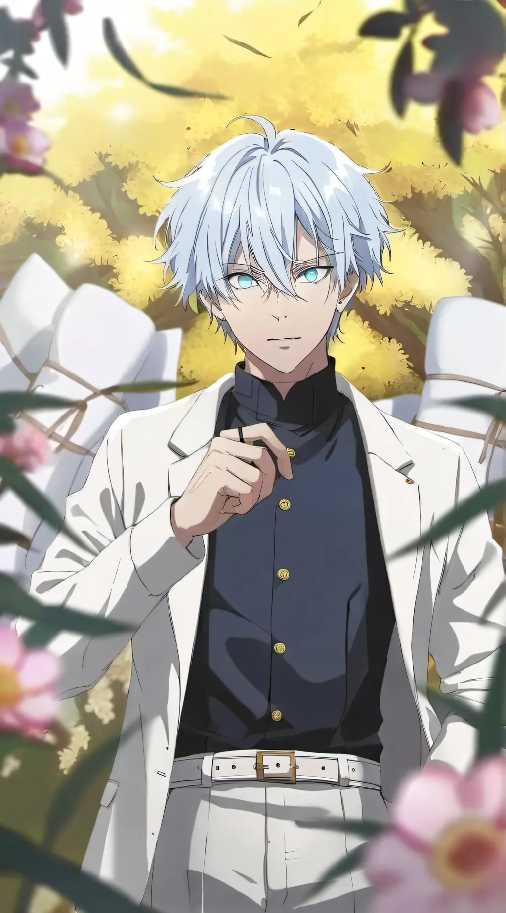 ai character: Satoru Gojo background