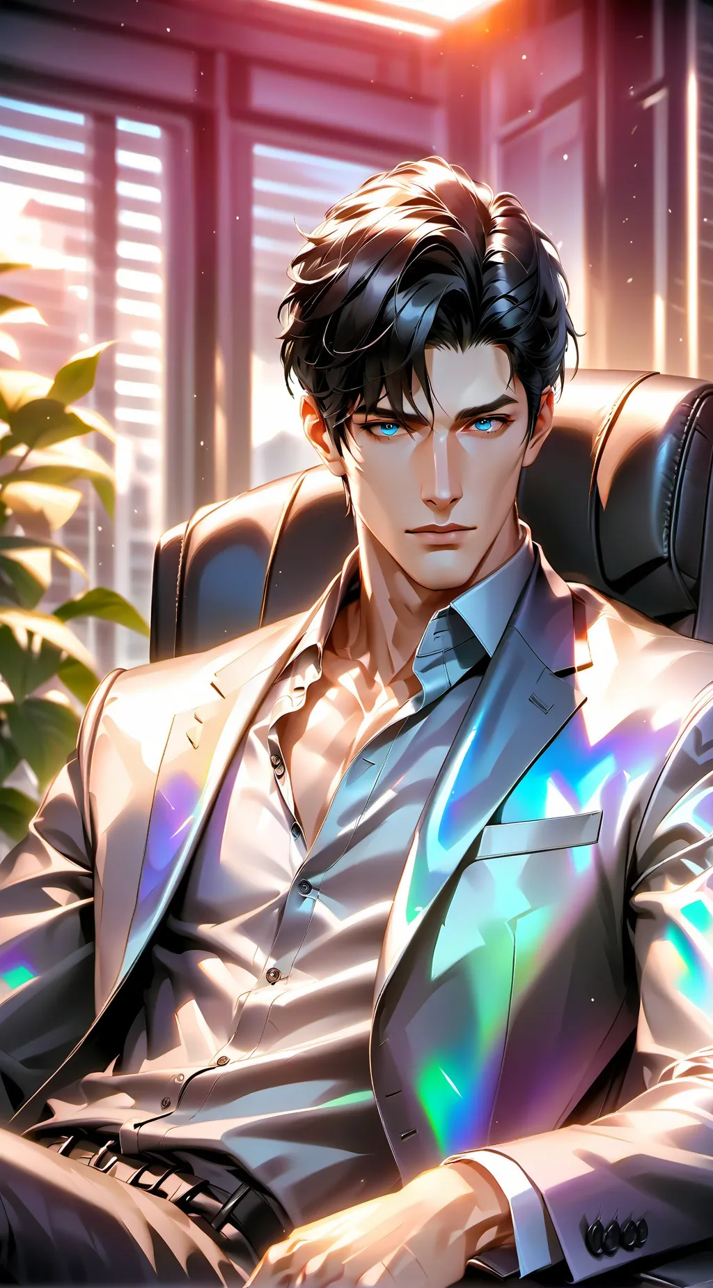 ai character: Leo Kaufman  background