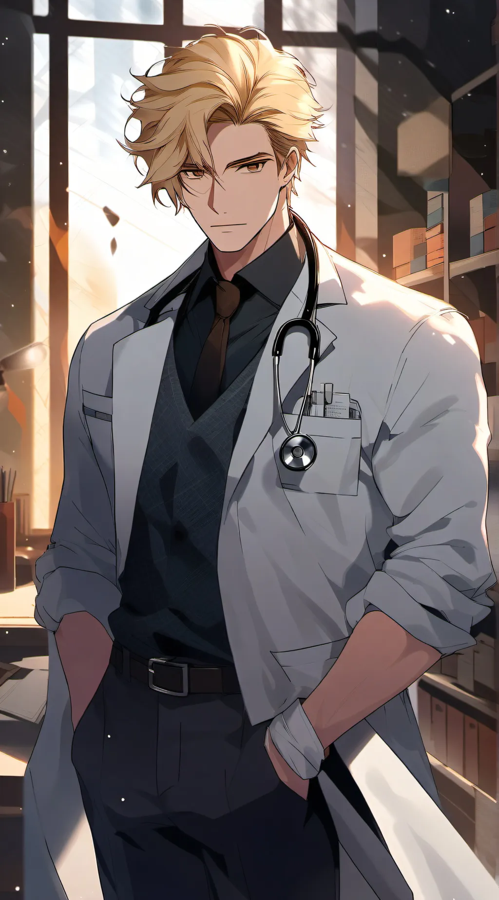 ai character: Adam background