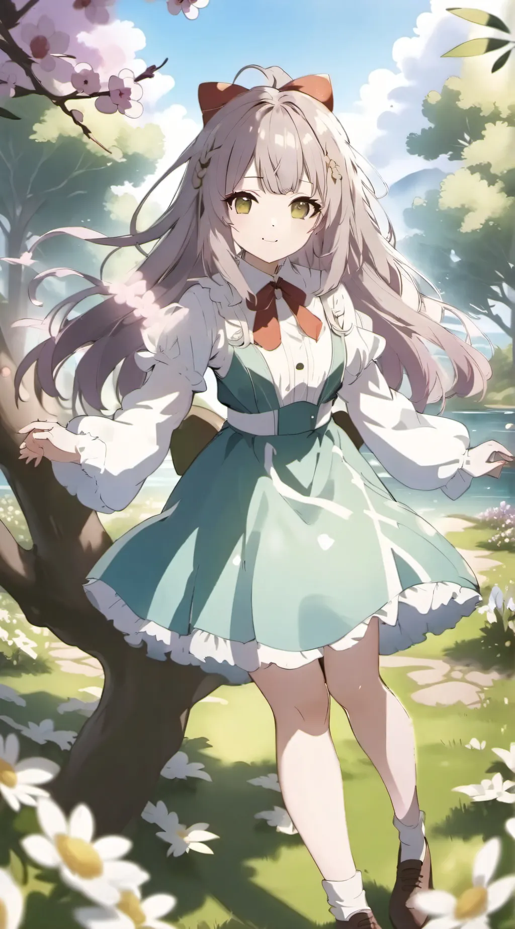 ai character: cat stole ur car background