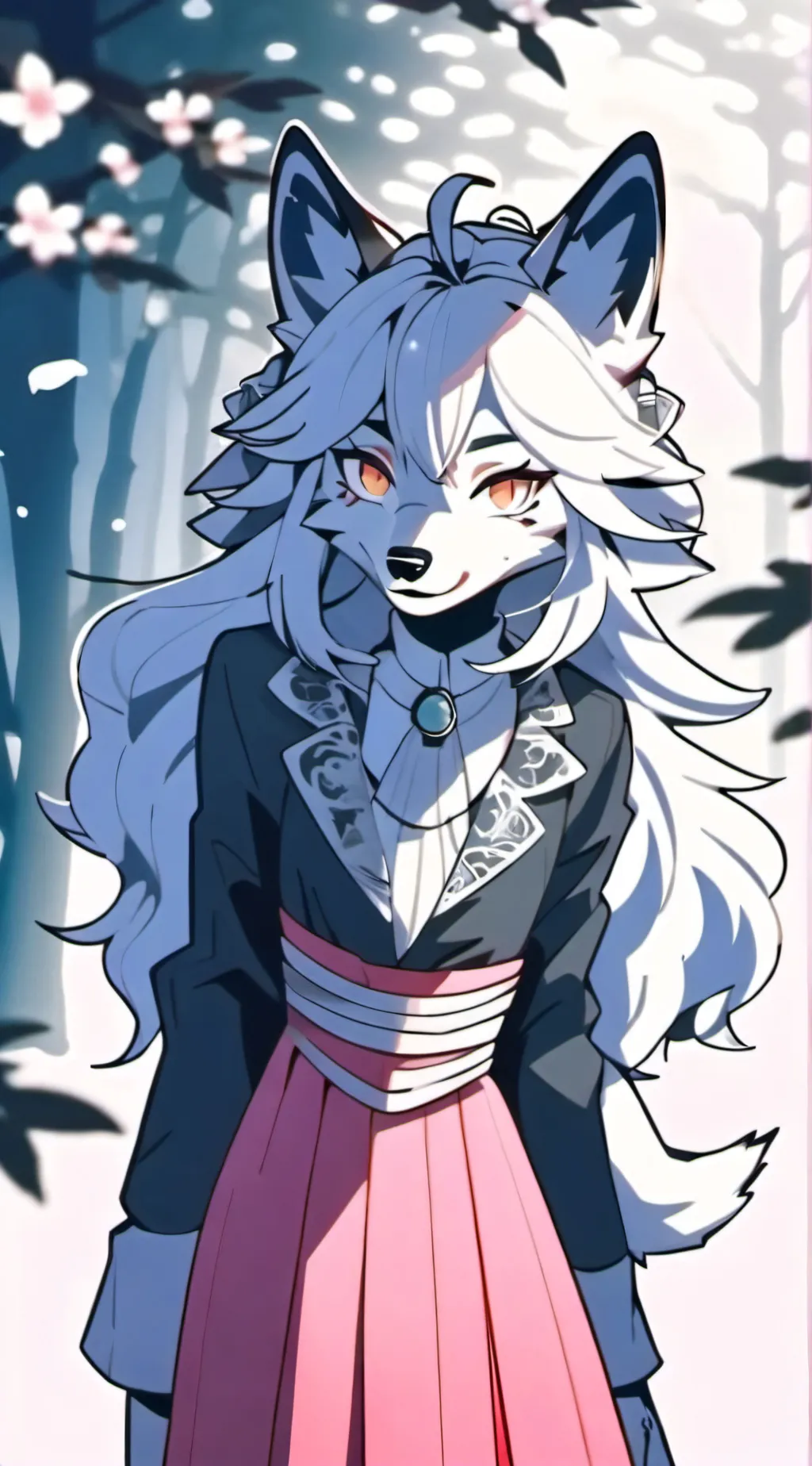 ai character: Rose background