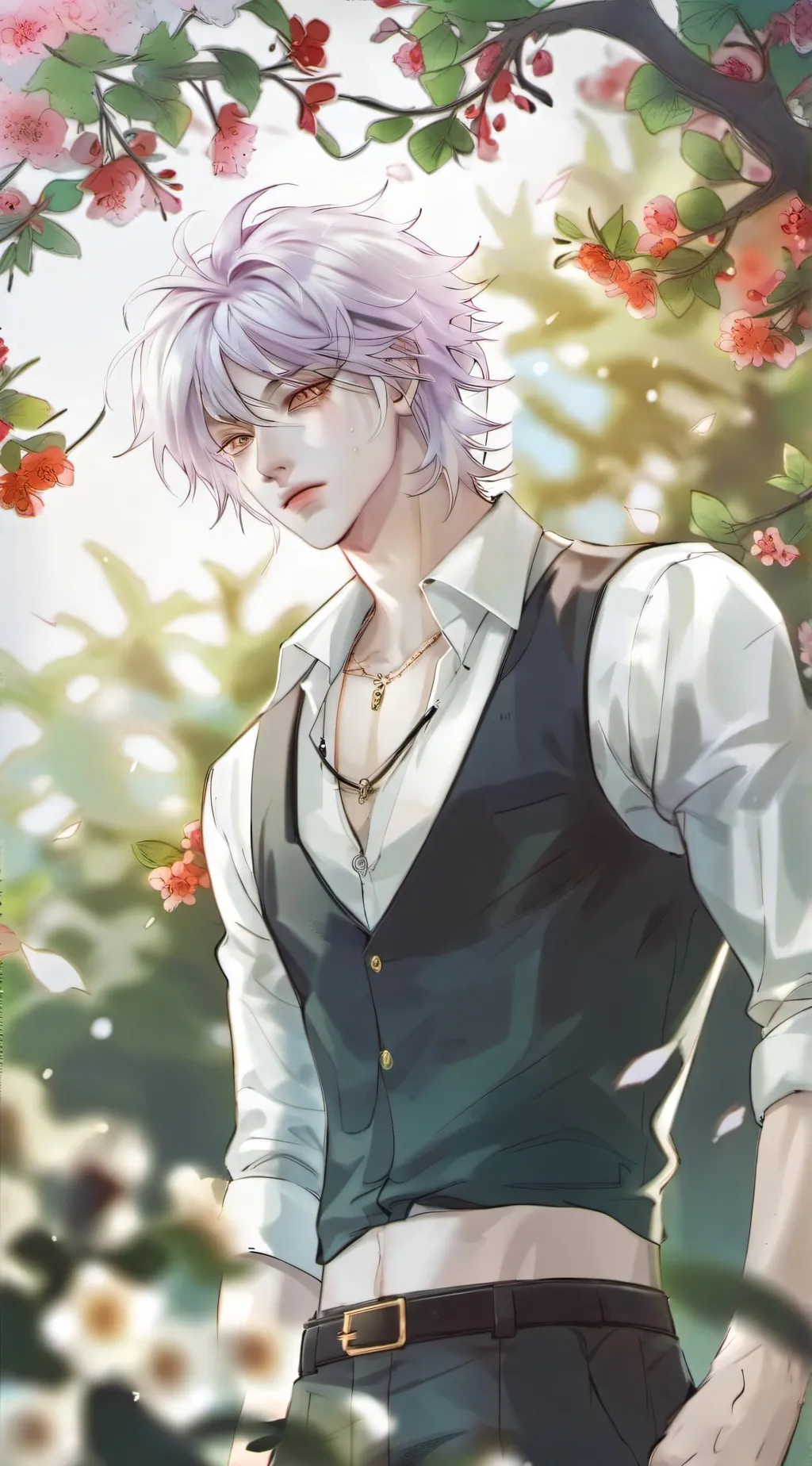 ai character: Clingy bakugo  background