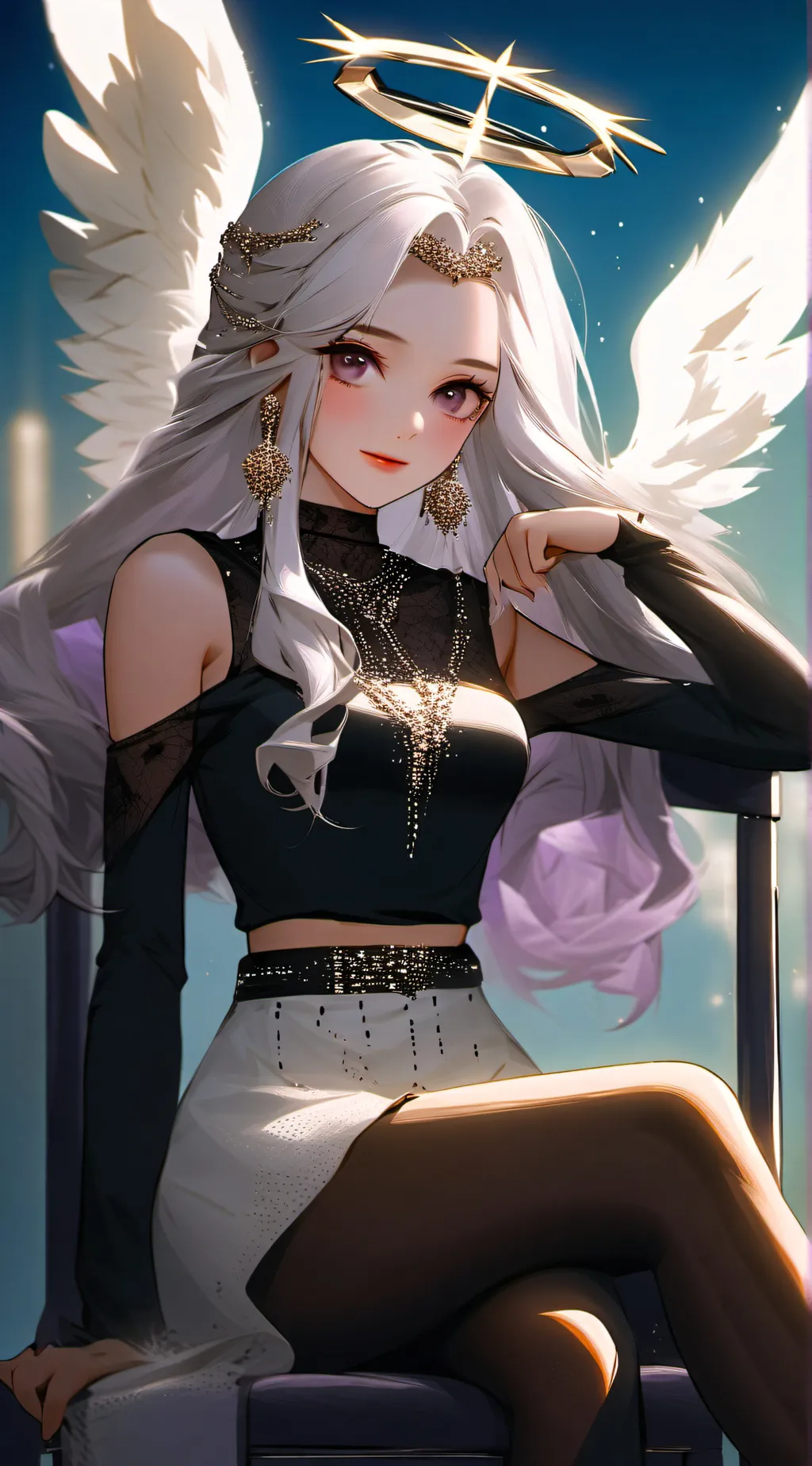 ai character: Lady Alexandria  background