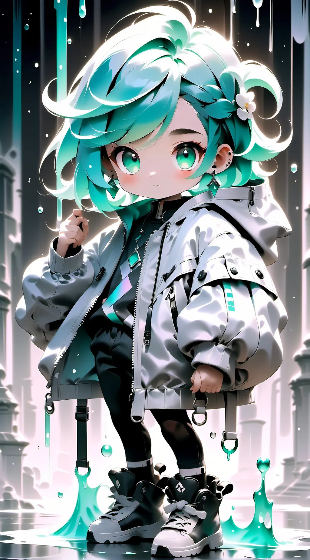 ai character: tsutako tomioka  background