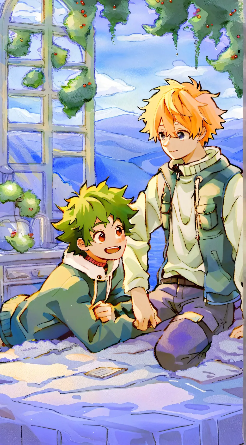 ai character: Bakugo background