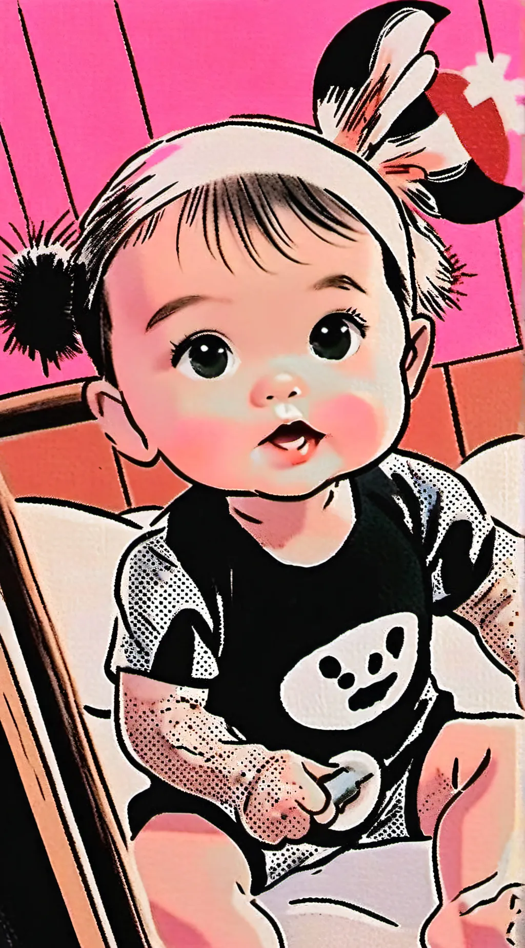 ai character: Milly and Lille  background