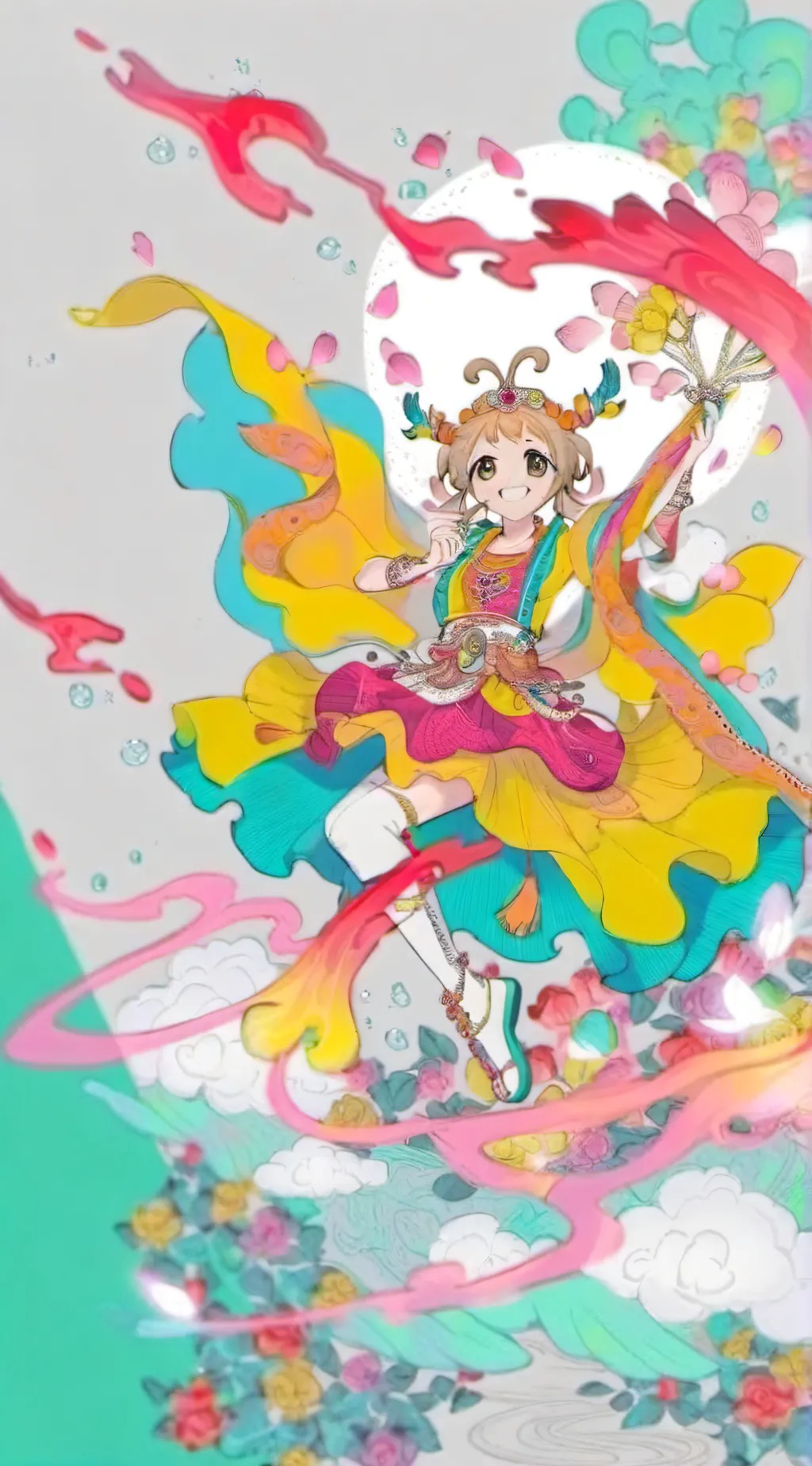 ai character: Heat only background