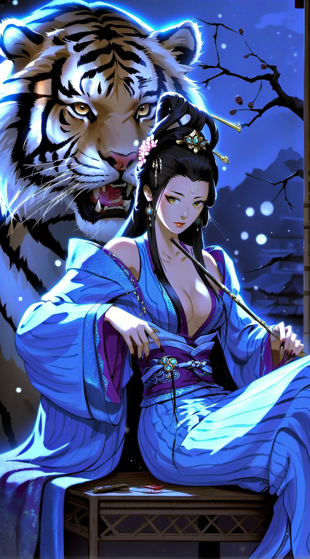 ai character: Wan Lihua background