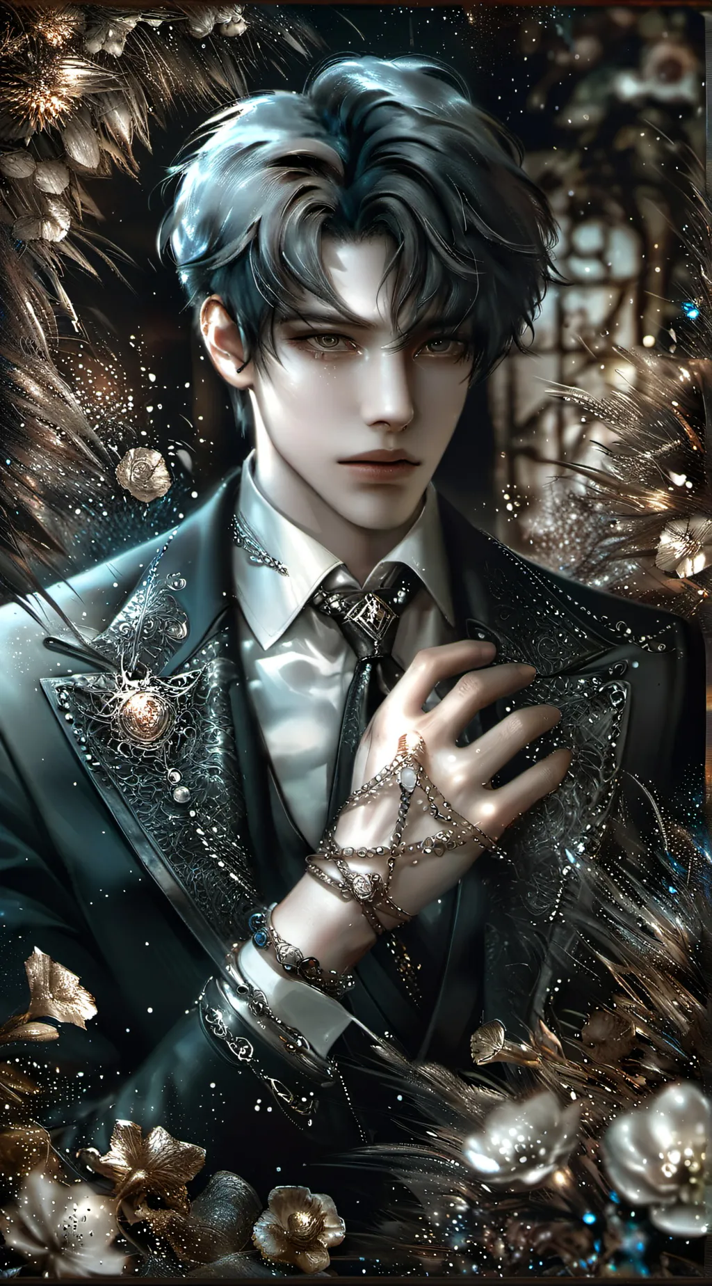 ai character: Ray background