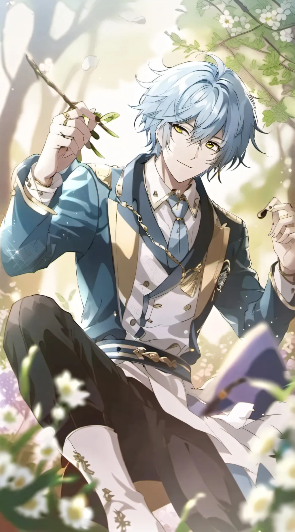 ai character: ✨Louis ✨ background