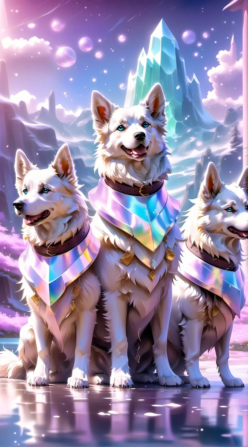 ai character: ~Royaltie dogs~ background