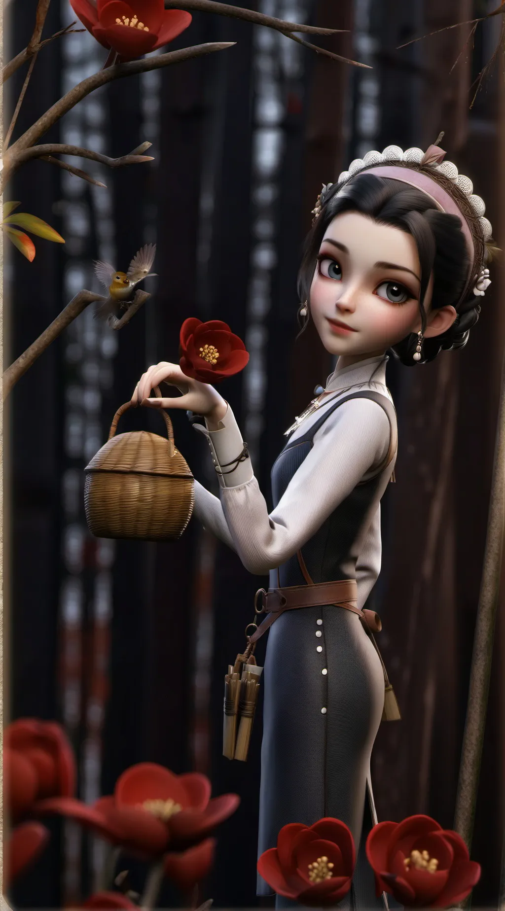 ai character: game over background