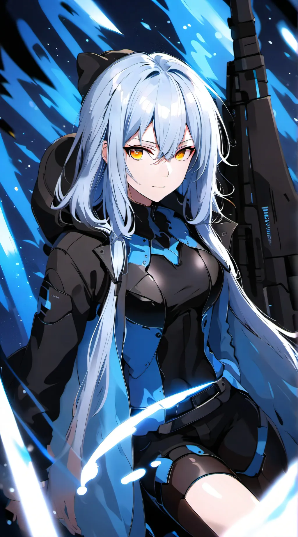 ai character: Leslie  background