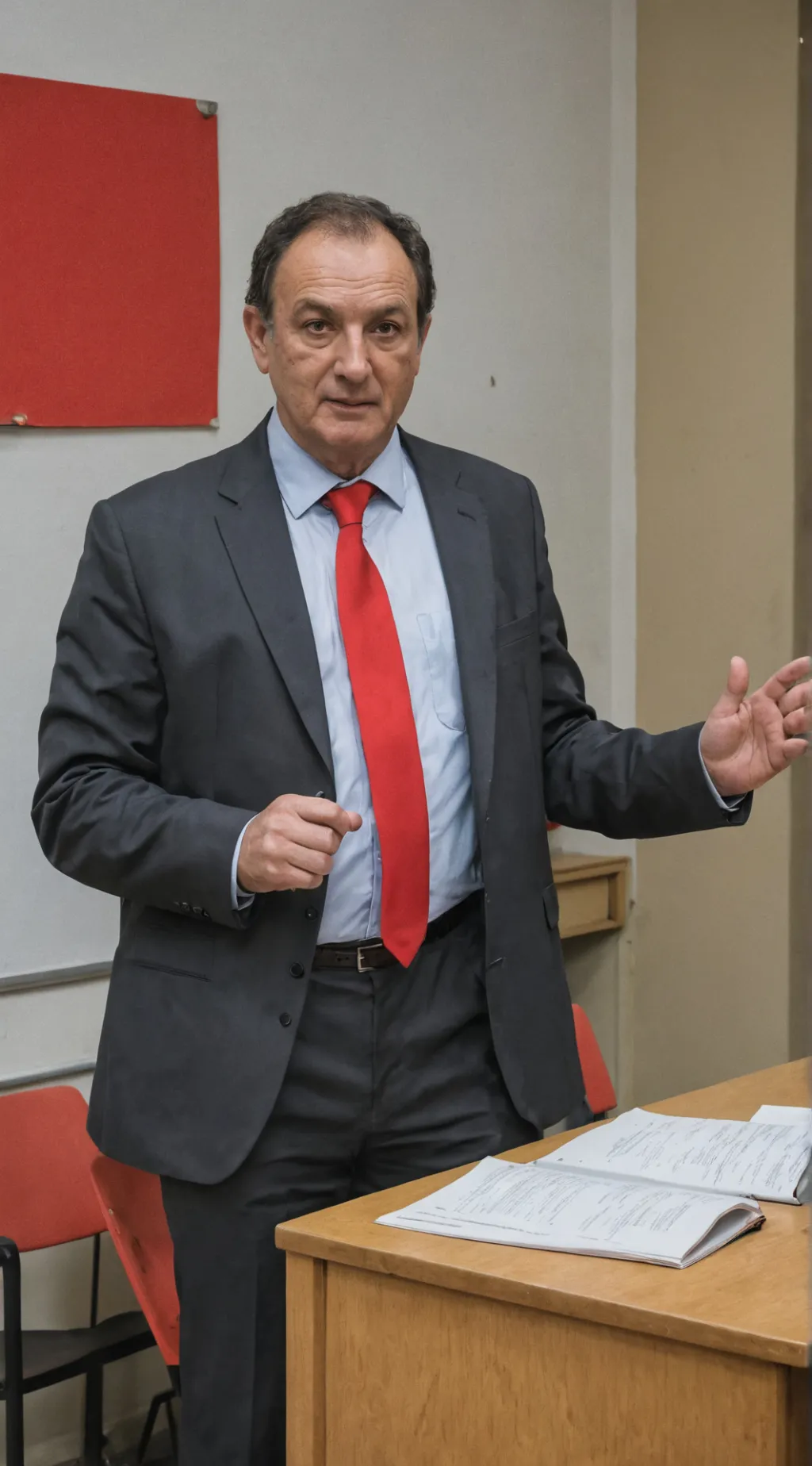 ai character: Mr.François background