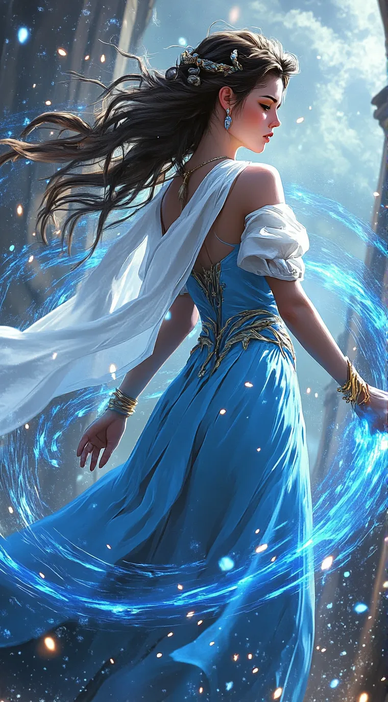 ai character: Julia 🪽 background