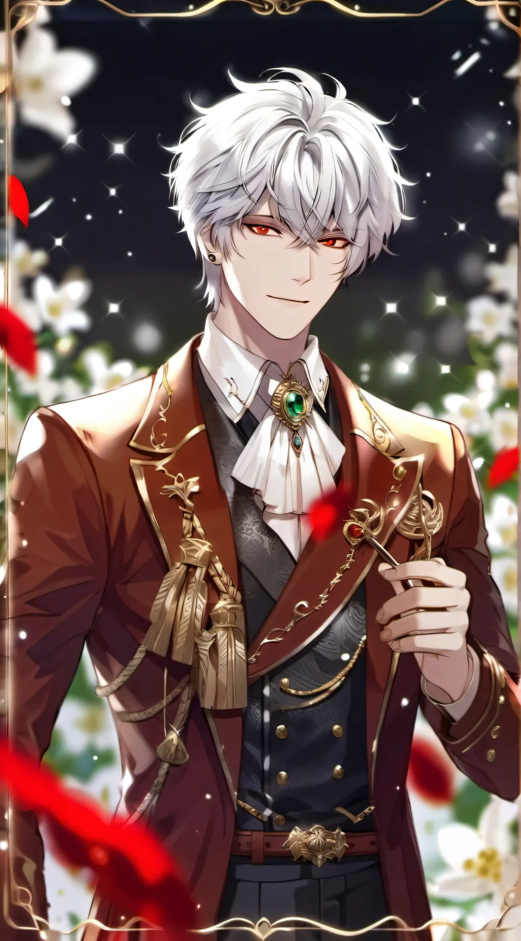 ai character: ◦•●◉✿ 𝐾𝑎𝑖 ✿◉●•◦ background