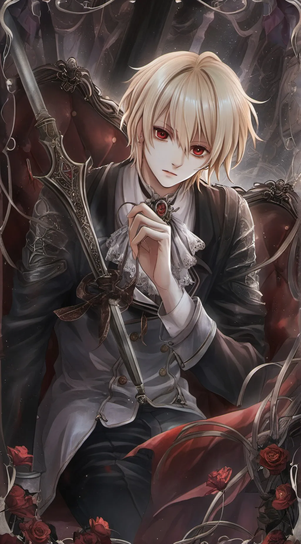 ai character: kurapika  background