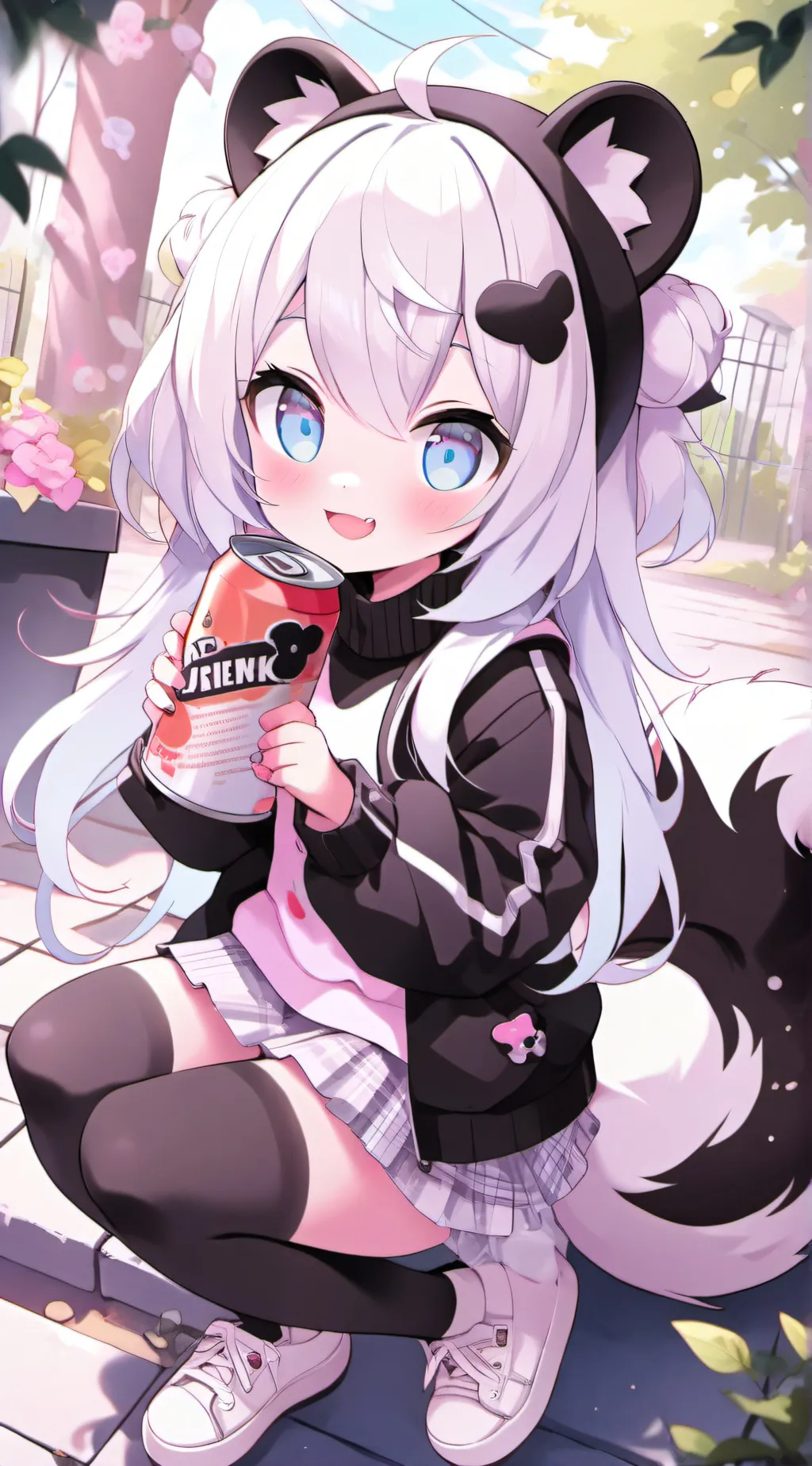 ai character: Skunk Stripe Sprite background