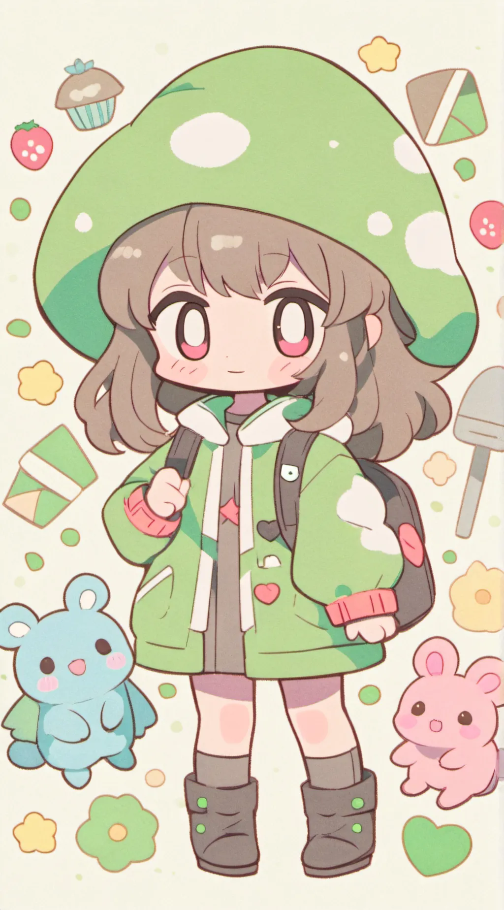 ai character: Dandy’s world  background