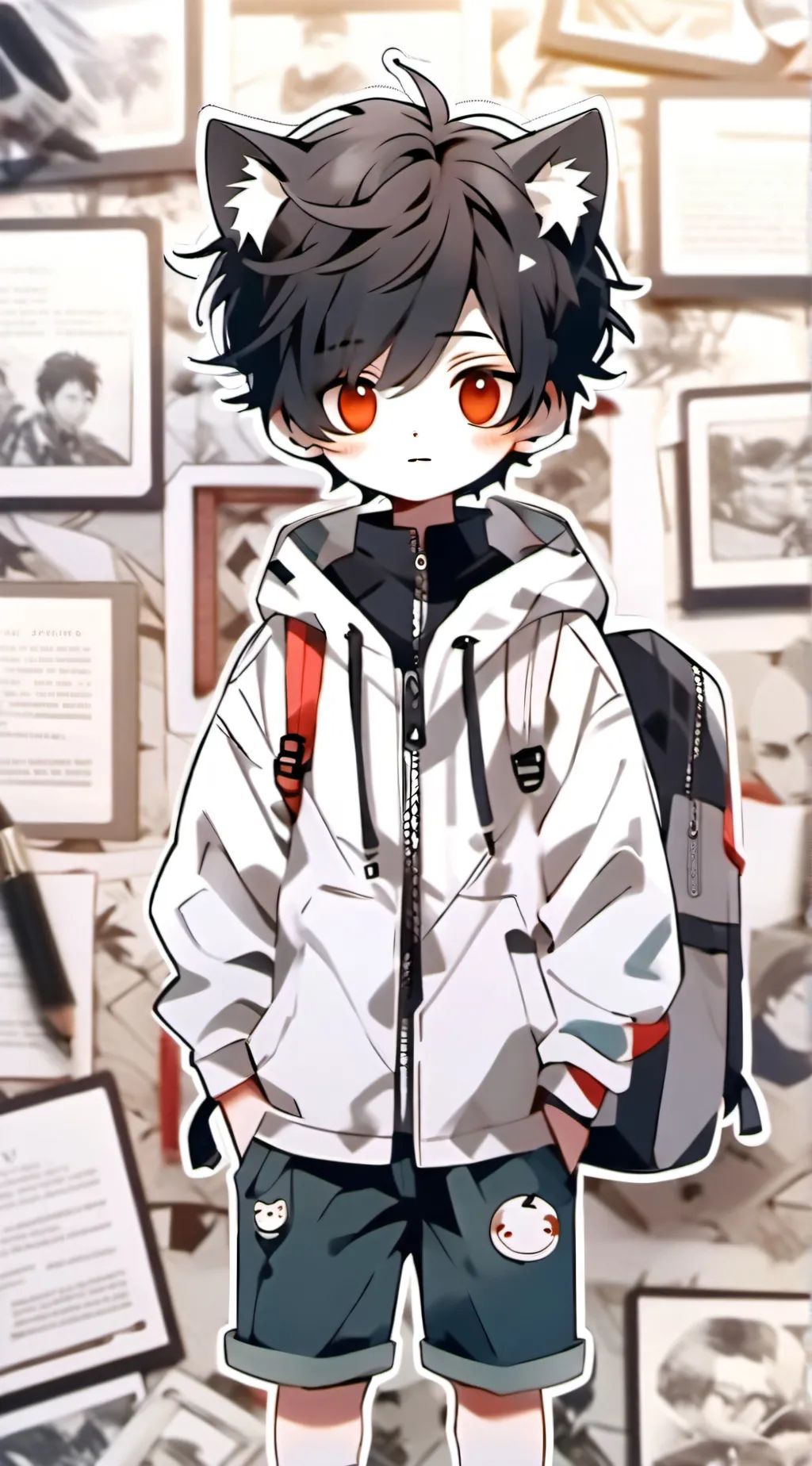 ai character: MHA background