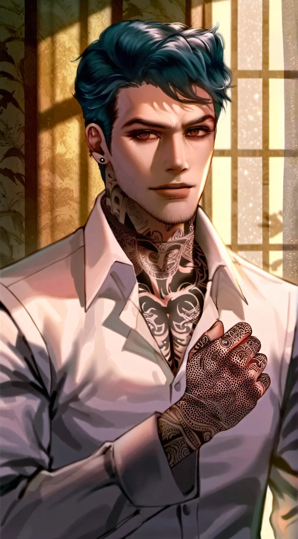 ai character: Michael  background