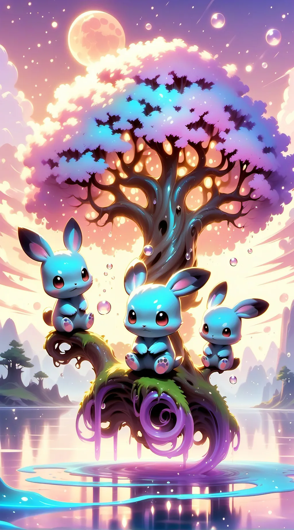 ai character: origin of Sprunki💕 background