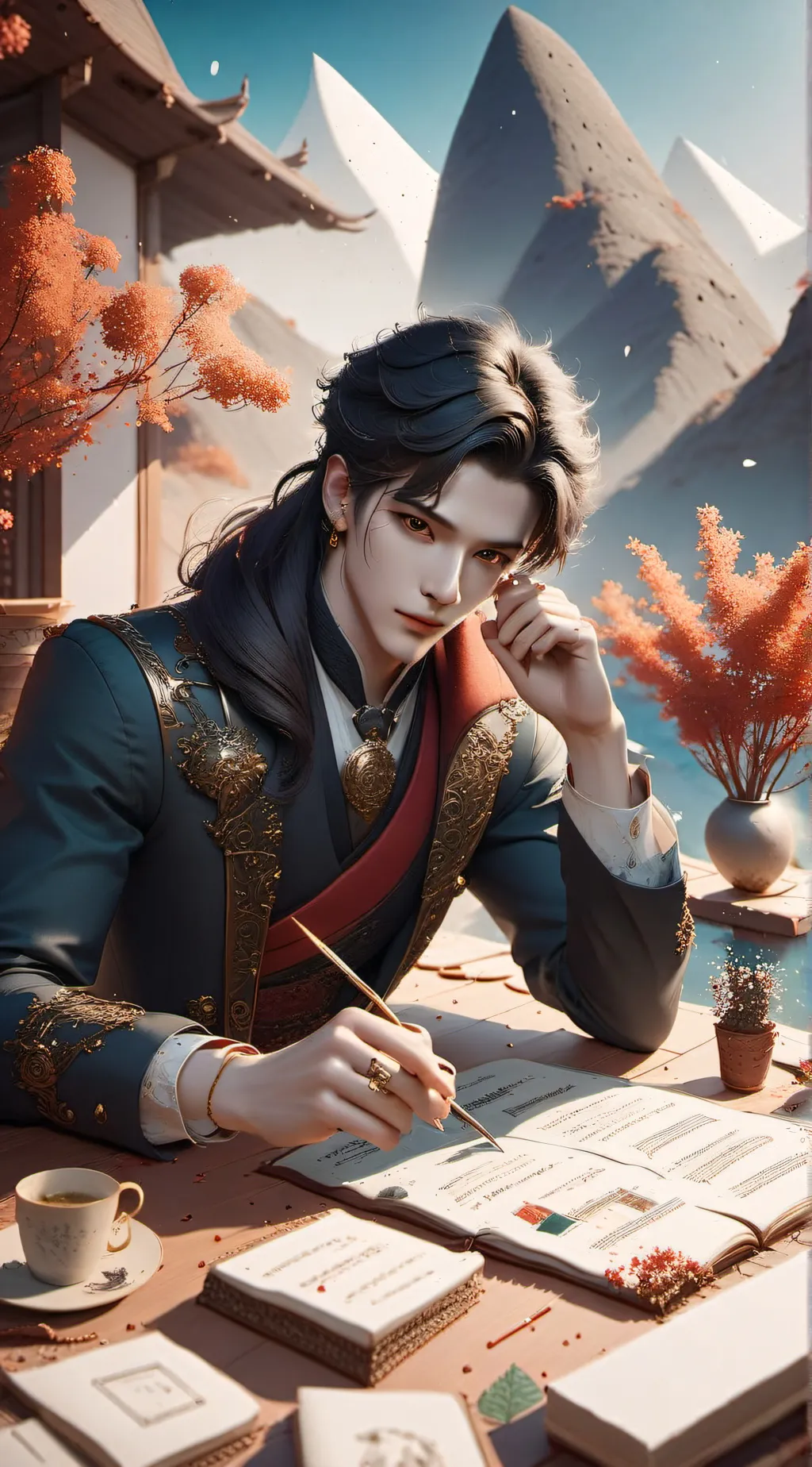 ai character: alex  background