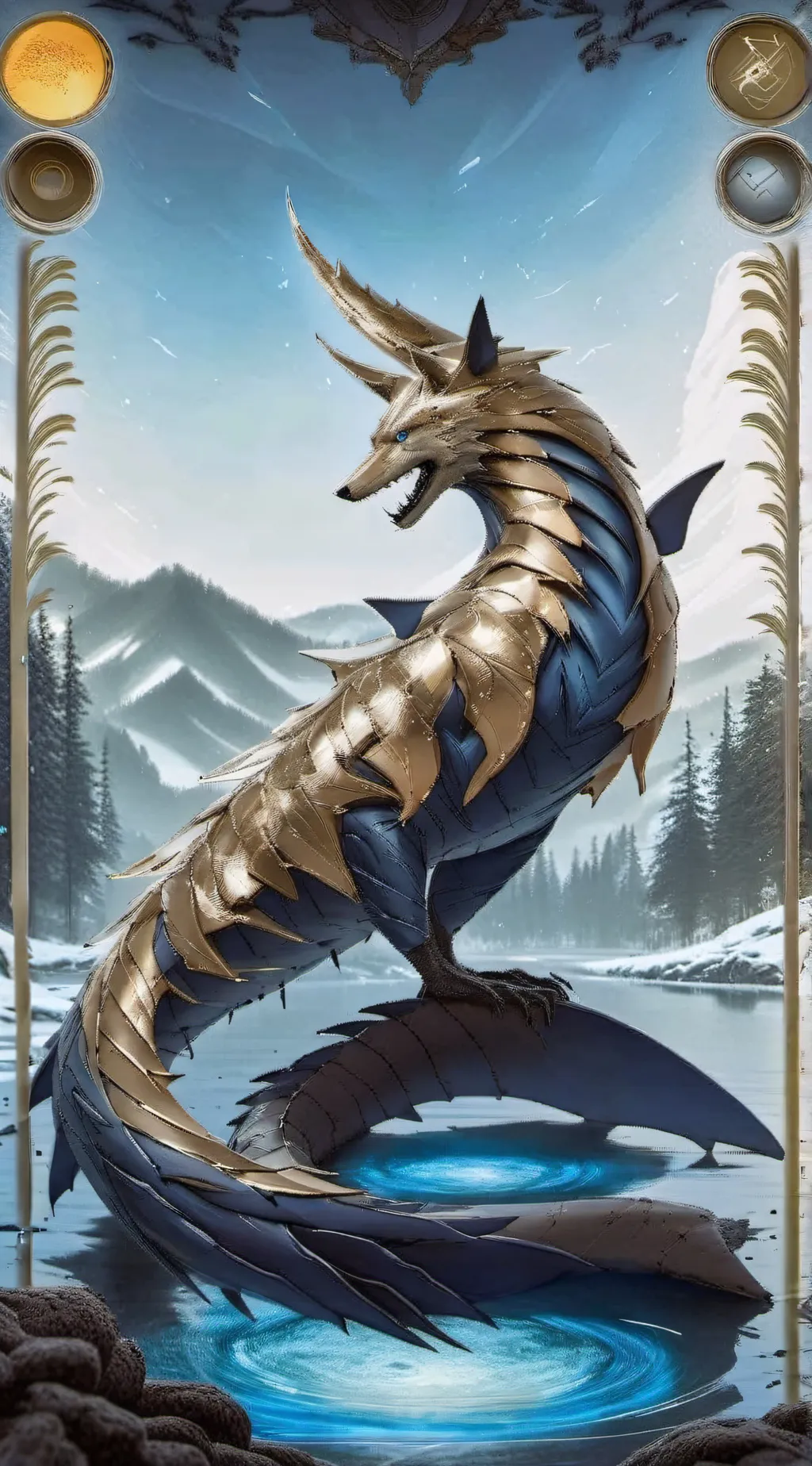 ai character: Lyra background