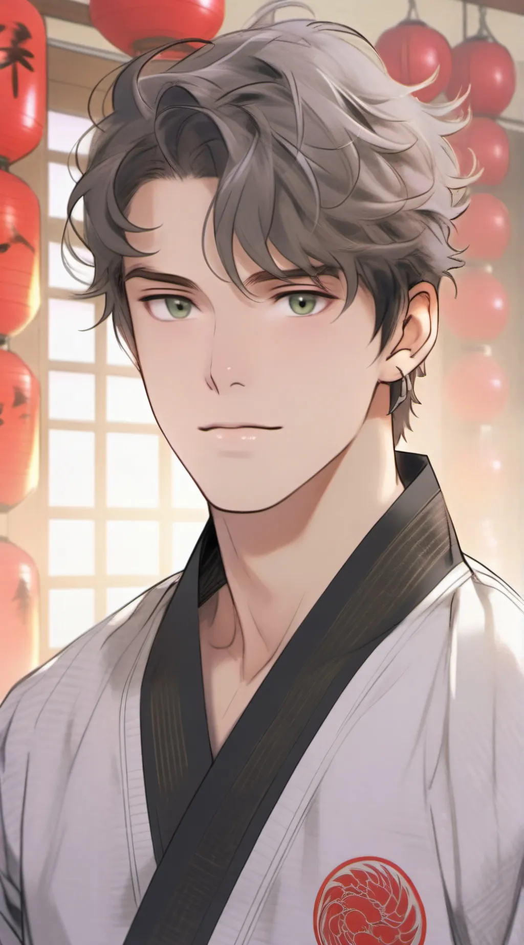 ai character: Axel  background