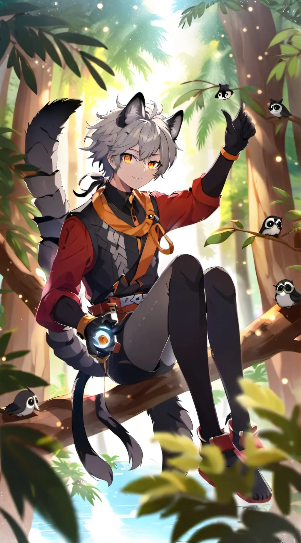 ai character: Max background