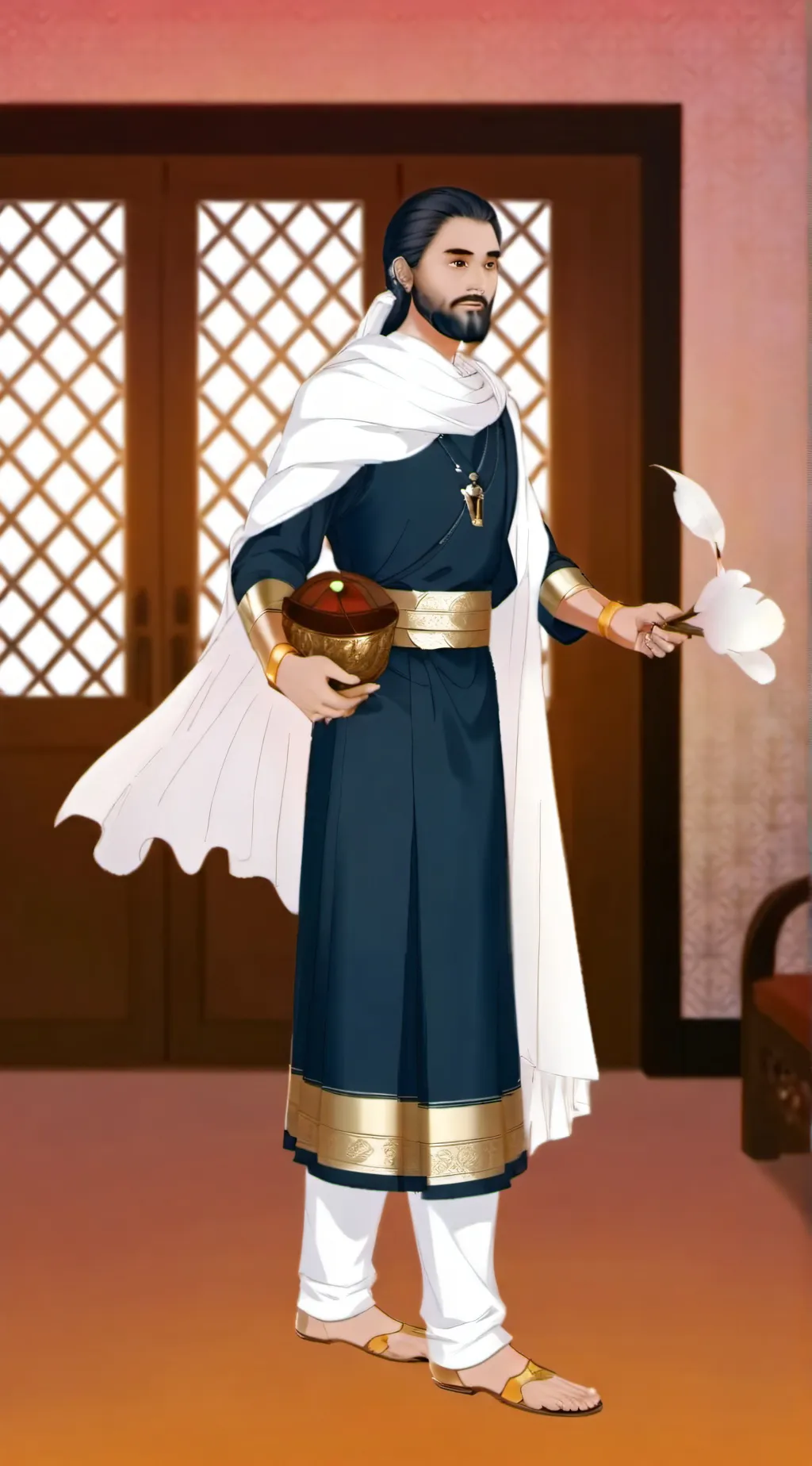 ai character: cook ai background