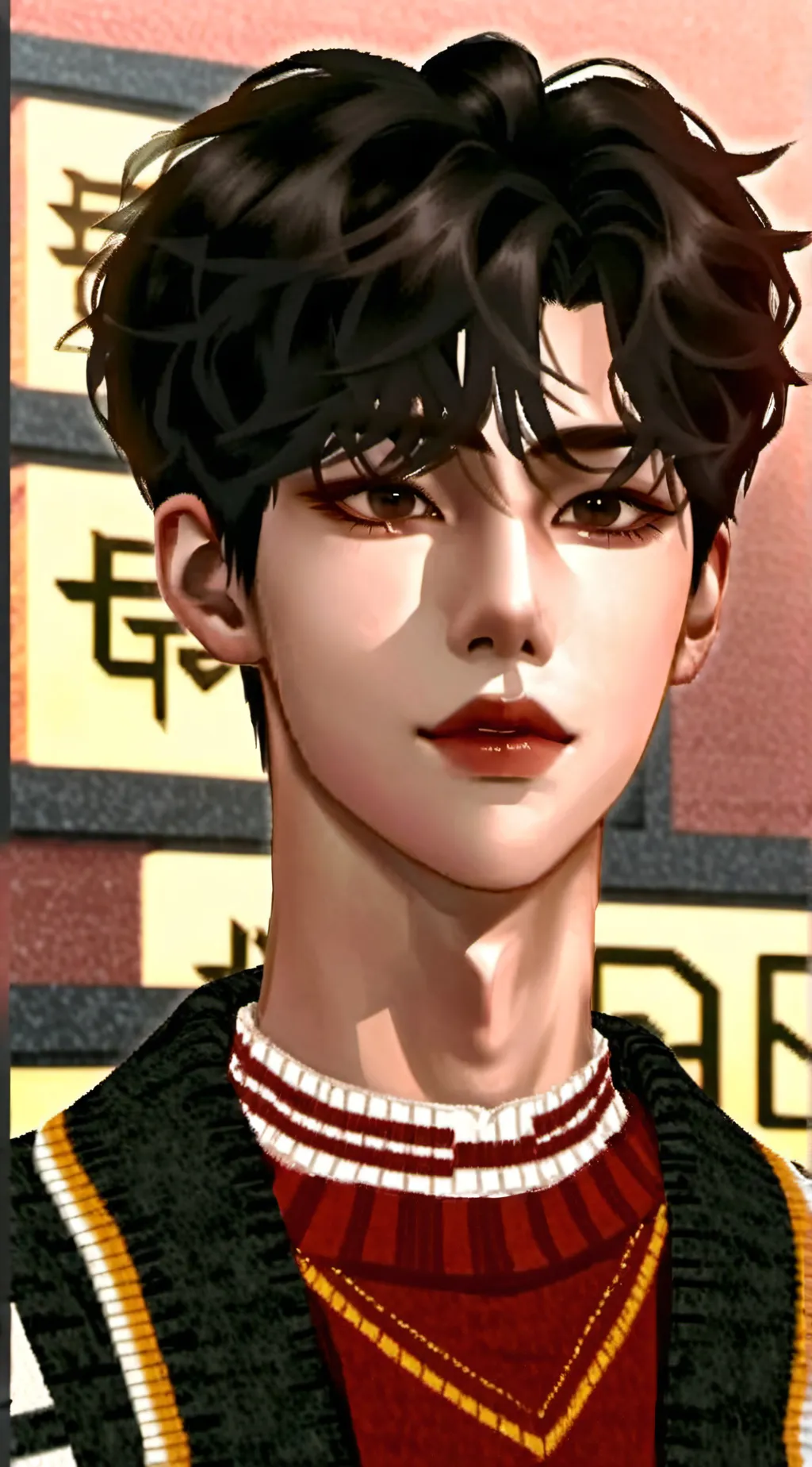 ai character: Park Daehyun  background