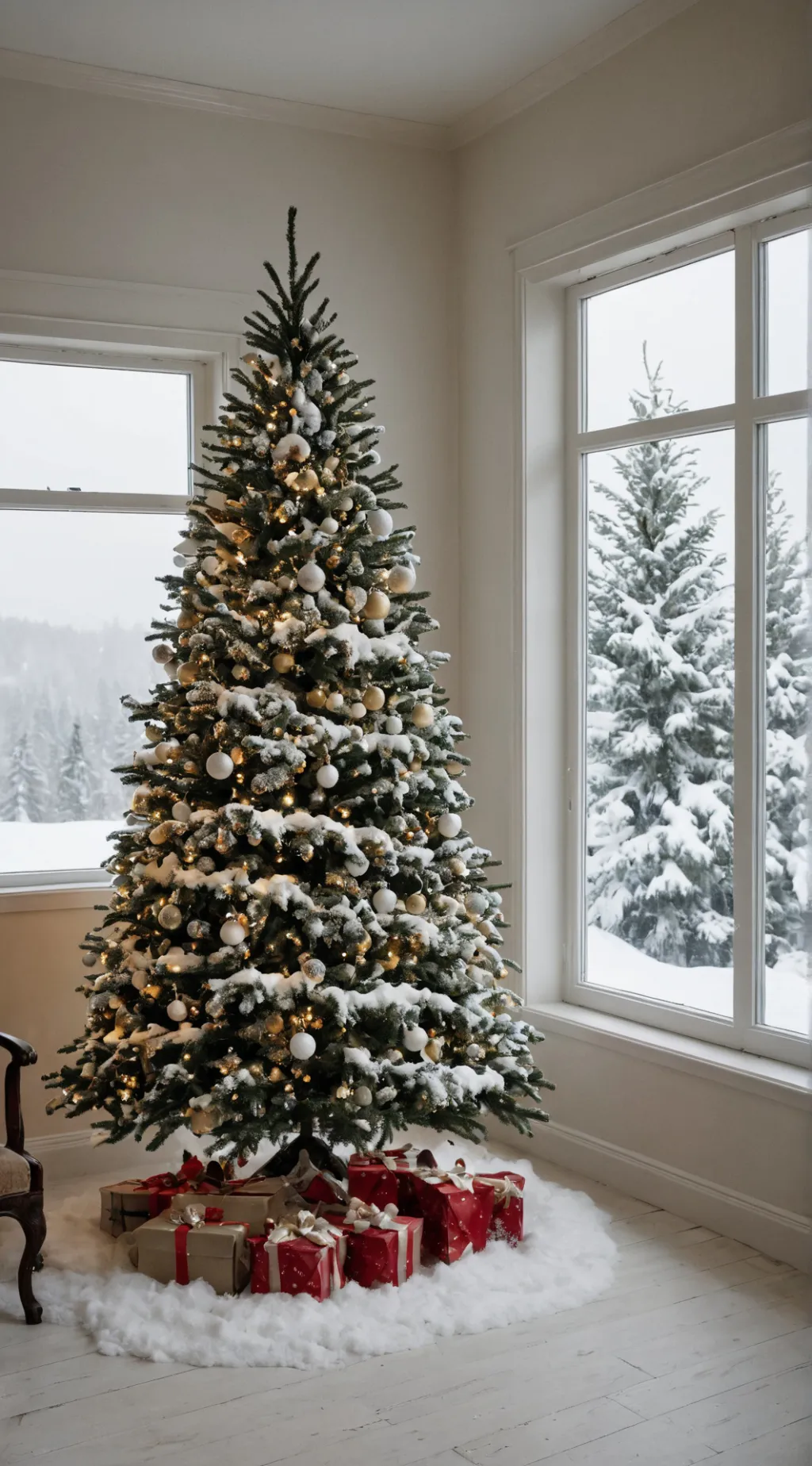 ai character: Mha Christmas  background