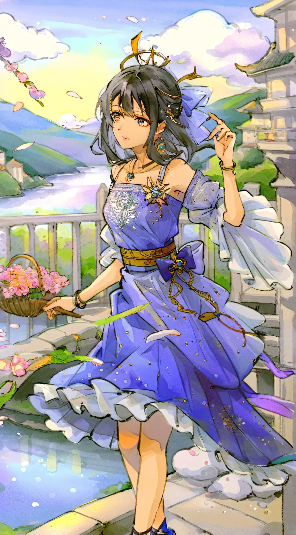 ai character: Wonder Land  background