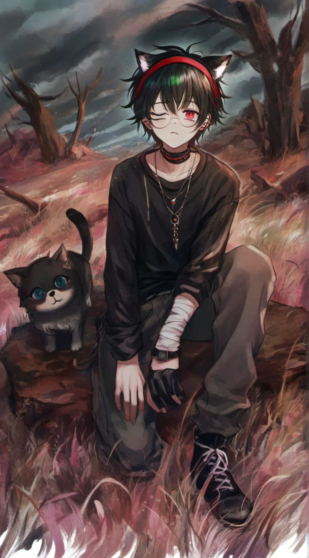 ai character: Ryuu background