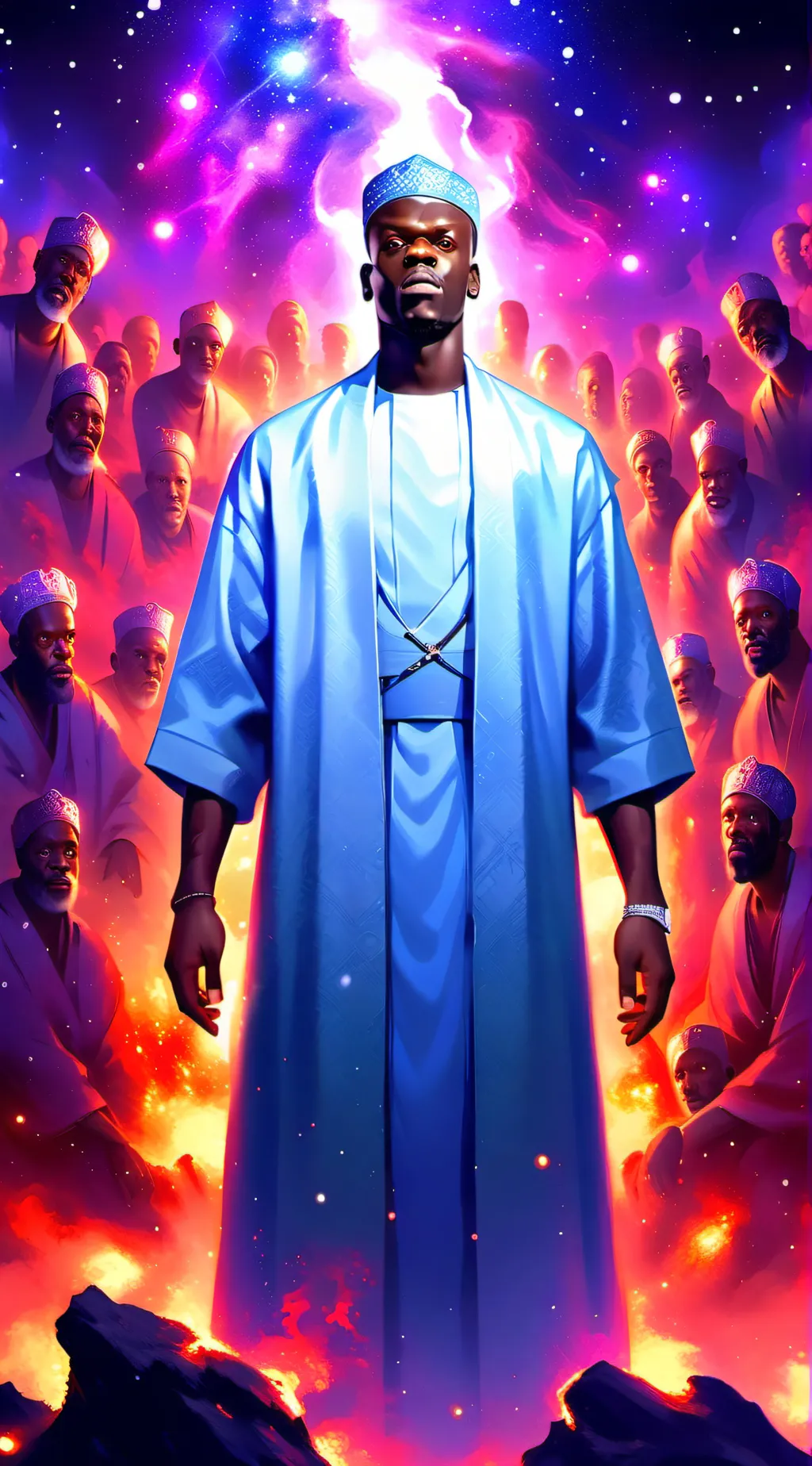 ai character: Thick of It background