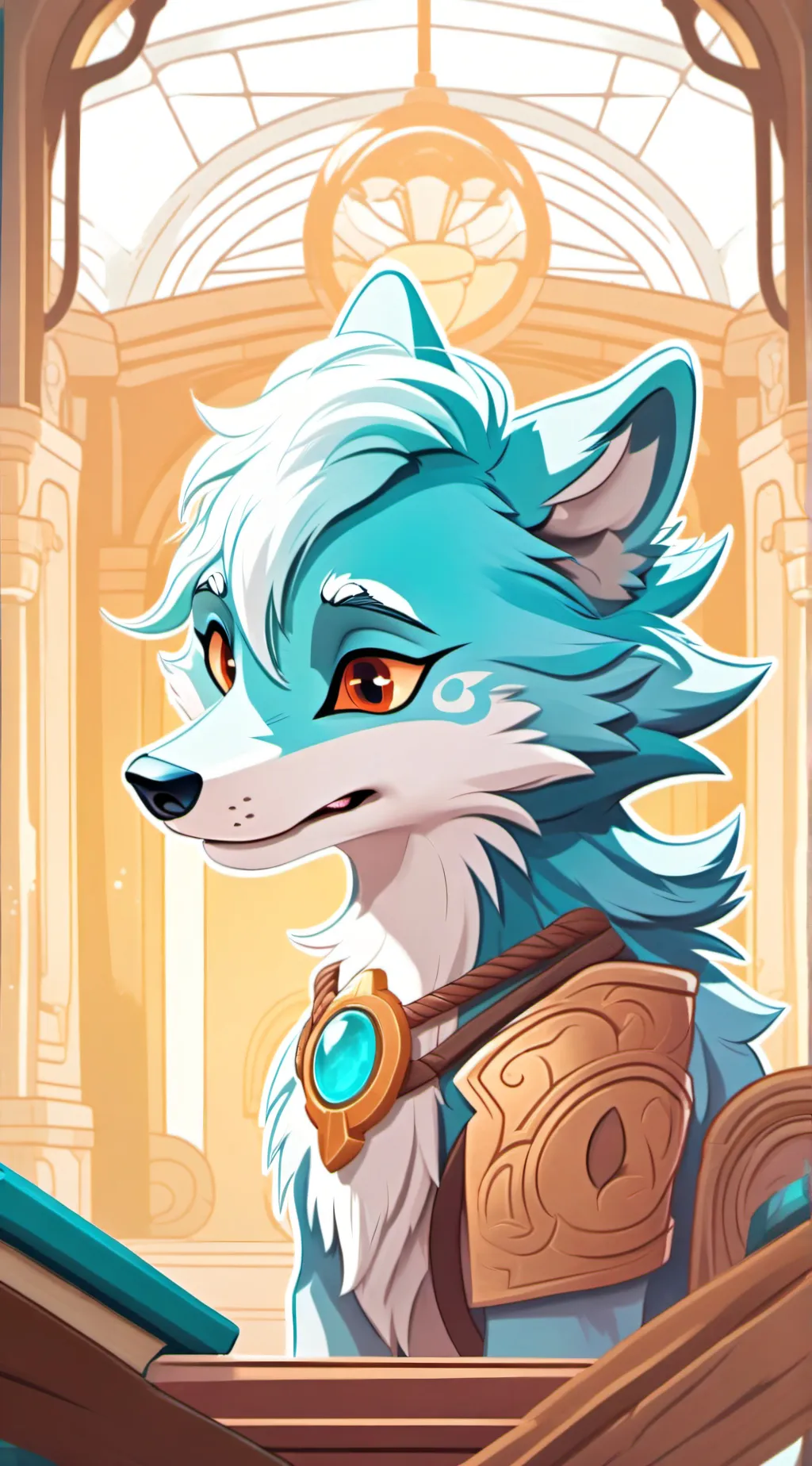 ai character: meet scarwolf  background