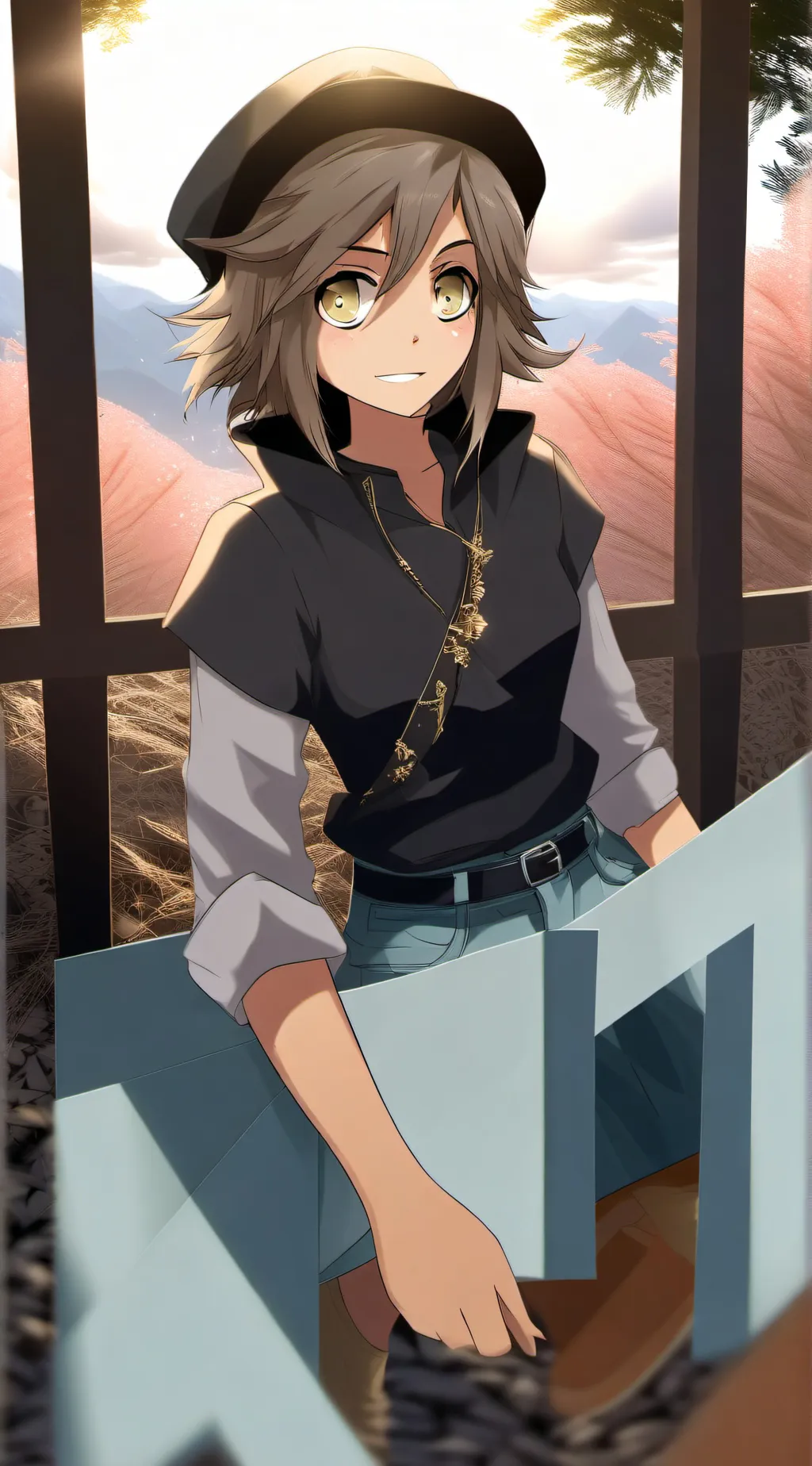 ai character: kiki (fanmade hh) background