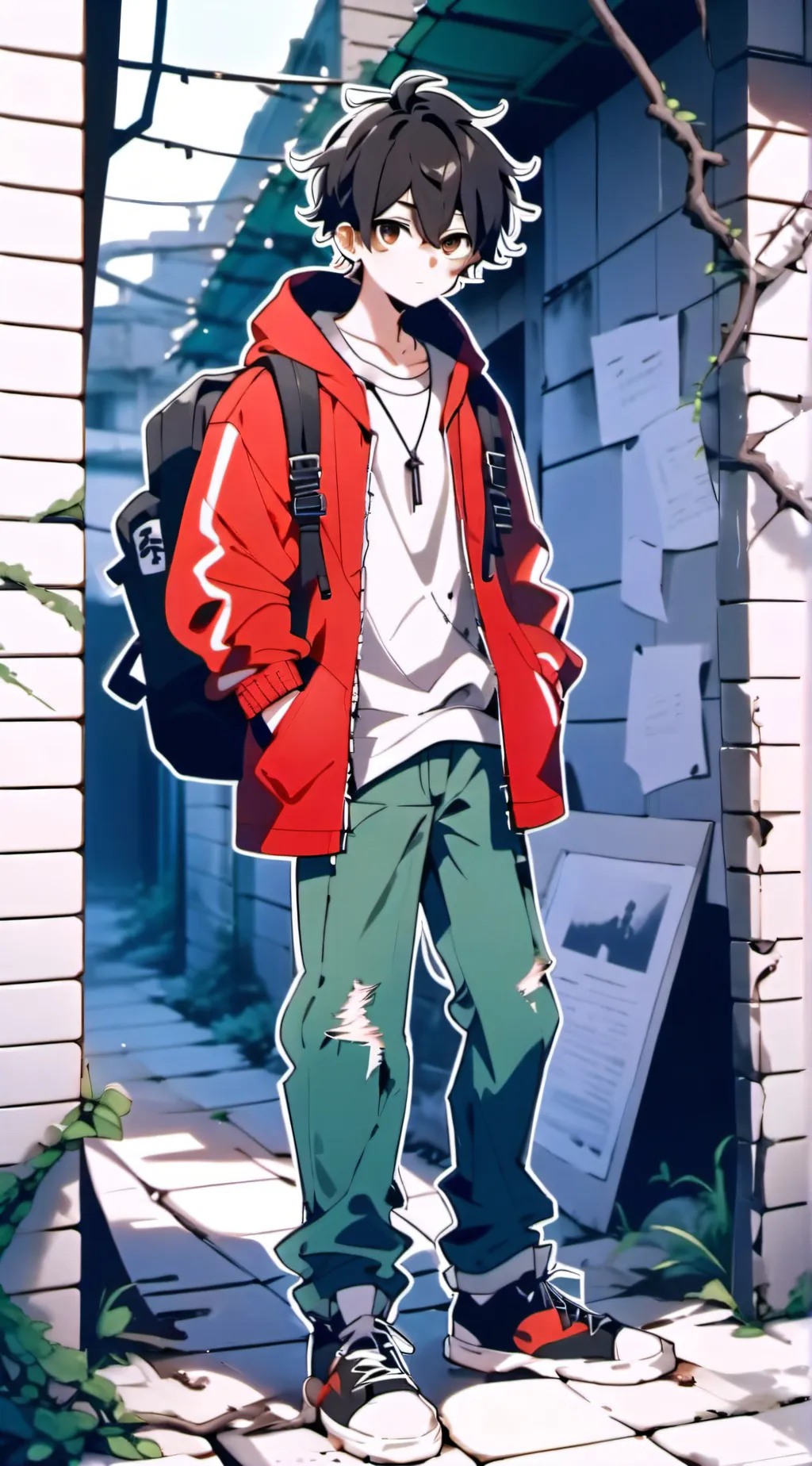 ai character: ‰♤Miko Ashen◇°¥ background