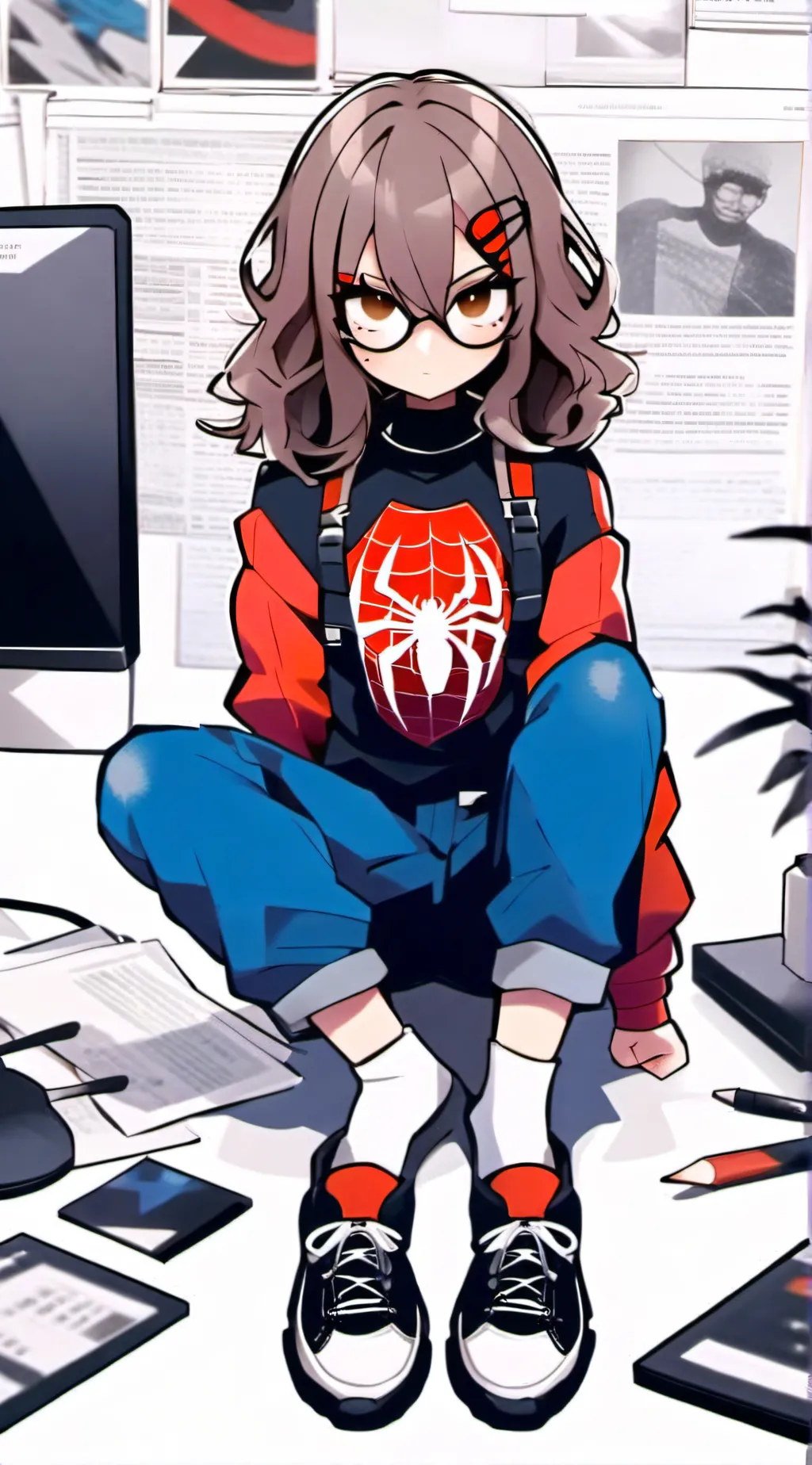 ai character: Ella mm2 😱 background