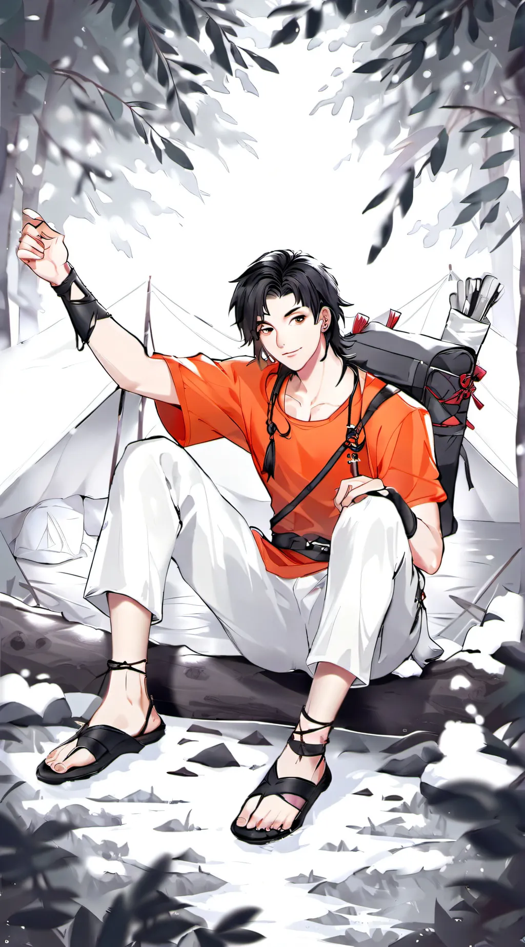 ai character: Camp halfblood background