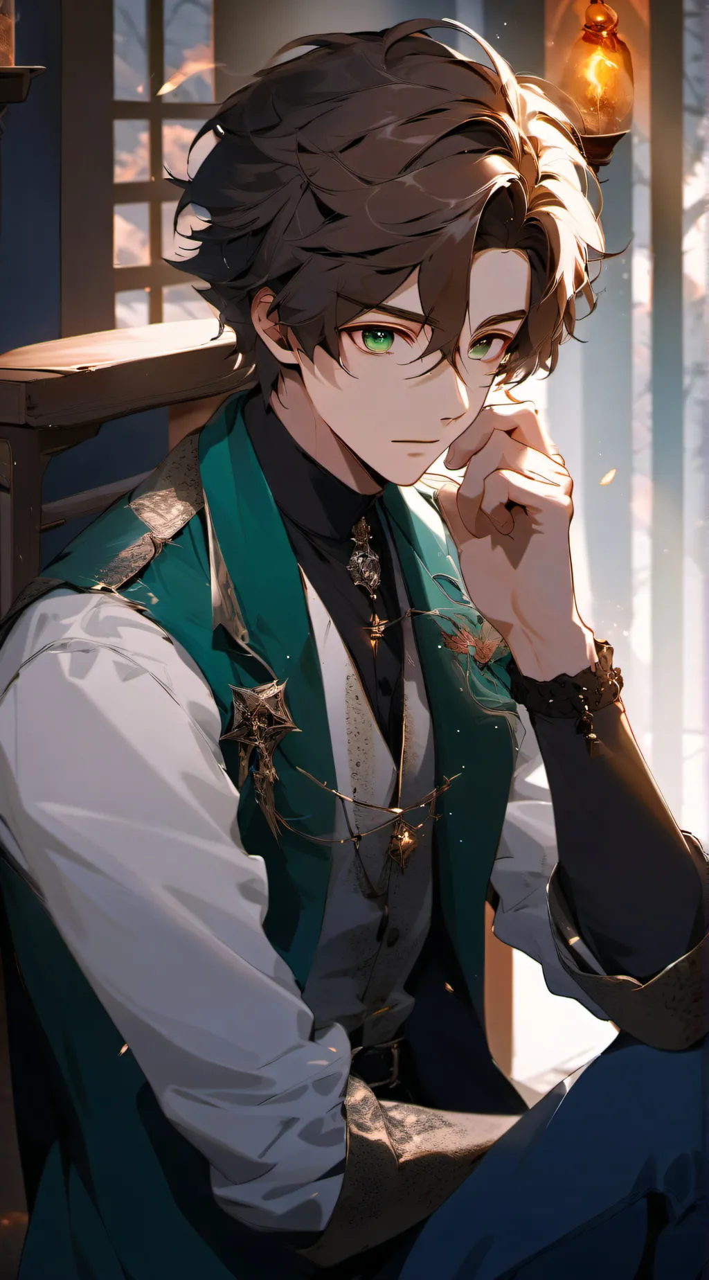 ai character: Apollo background