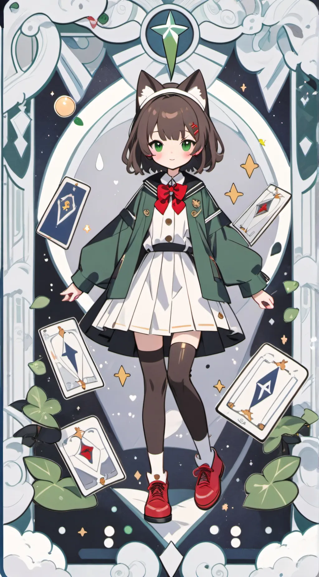 ai character: claire x alice sus background