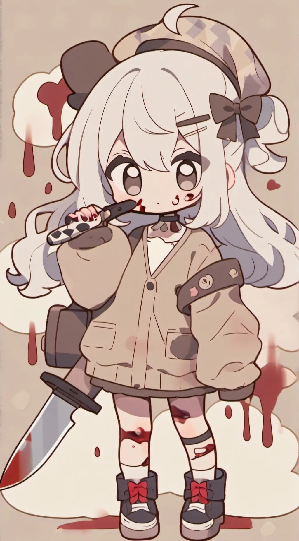 ai character: Luna background